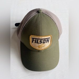 Filson Mesh Logger Cap Strap Adjust Fly Fishing